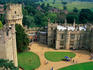 Overhead of Warwick Castle.