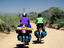 Cross-country cyclists in Sonoran Desert.