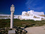 Discoveries marker stone at Fortaleza de Sagres. The markers were used by Portuguese sailors to mark new territories.