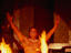 Fire dancer, Hawaii