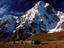 Trekkers' campsite near Dzongla with Tawachee (left) and Cholatse (right) on Everest trek.
