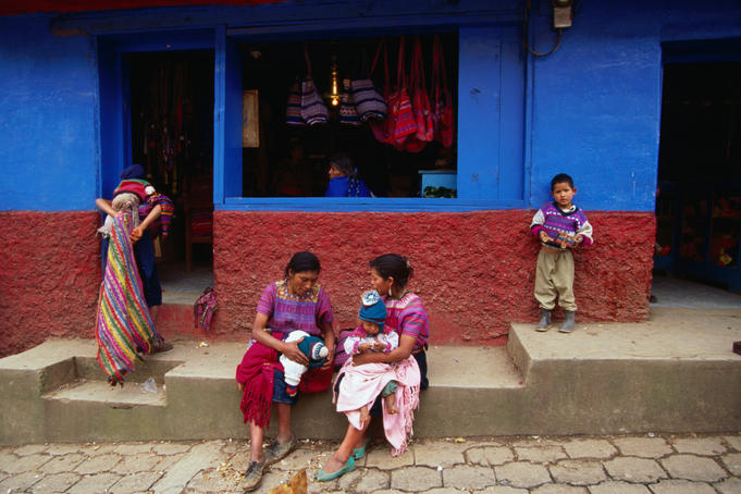 Small handicraft shop in Panajachel.