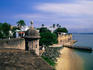 A view of the Governor's Mansion from the El Morro ramparts.