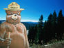 Smokey the Bear sign, Vail Mountain.