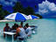 Cool waters of lagoon, Tahiti & French Polynesia