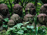 Some of the hundreds of stone statues at Atago Nembutsu-ji, just north of Atago Torii in Sagano.