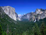 Distant Bridaleveil Falls (620ft) in the Yosemite National Park.