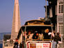 Cable car on Nob Hill.