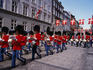 Marching band in procession.