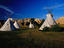 Teepee tent site, Badlands National Park