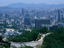 Part of the 18km, 12 metre high fortress wall that surrounds parts of the city of Seoul.