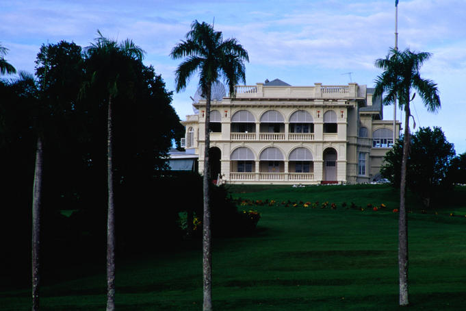 The President's Residence and former Government House.