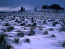 Monument Valley in winter.