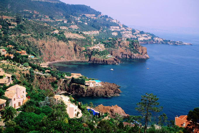 Cote d'Azur near Nice.