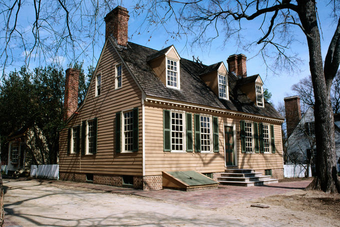 Restored 18th-century house.