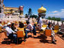 Pena National Palace cafe terrace.