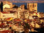 City buildings and cathedral, Lisbon