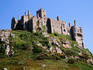 Clifftop priory buildings.