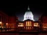 City Hall at night.
