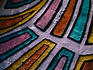 Patterned detail from statue.