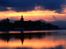 Sunset over Big Buddha.