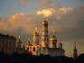 Ivan the Great Bell Tower, sandwiched between Kremlin cathedrals.