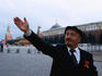 Lenin impersonator on Red Square.