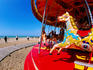 Carousel at seaside.