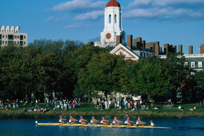Head of the Charles (River) Regatta in Boston.