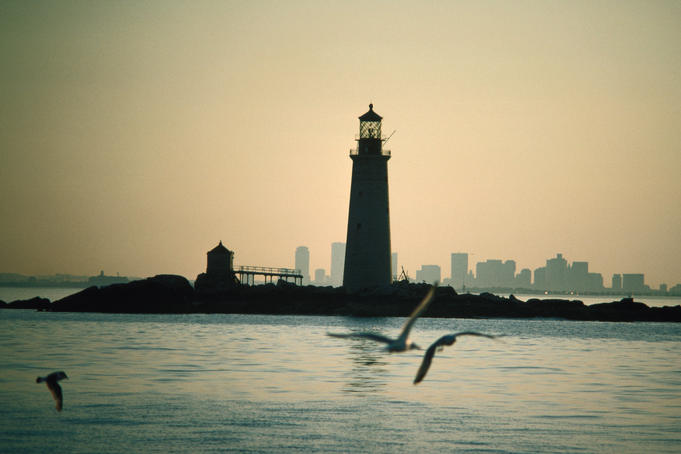 The Graves Lighthouse in Boston.