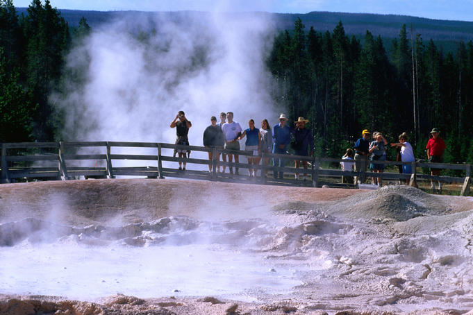 Fountain Paint pot in Yellowstone National Park.