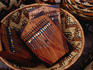 Baskets and musical instruments for sale at Bruma Market World