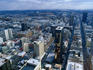 An aerial view of central Johannesburg from the Carlton Centre