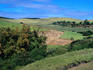 Cane fields and village 80 kms north of Durban
