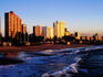 Beachfront at sunrise.