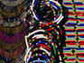 Beadwork souvenirs for sale on the promenade.