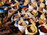 Detail of herbalist's stall at Herb Market.