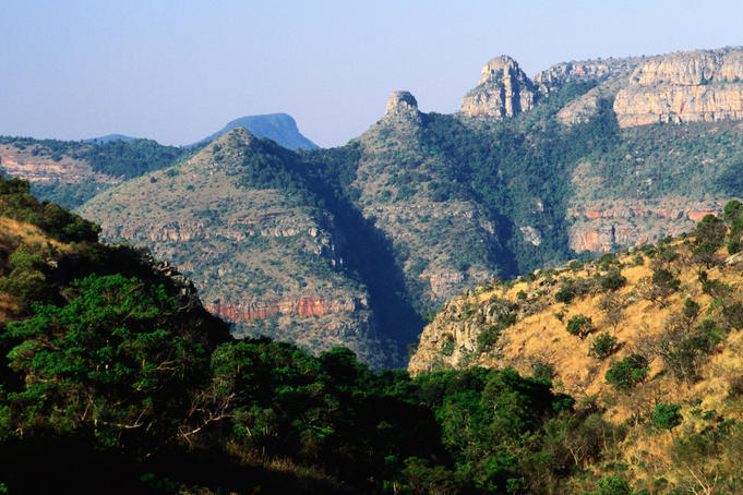 Canyon landscape.