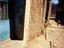 Mud-built house in Djenne's backstreets.