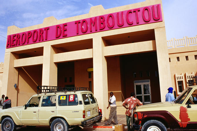 New airport terminal.