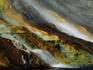 Detail of water overflowing from Midway Geyser Basin.