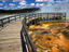 Boardwalk and Bacteria mat, Yellowstone National Park