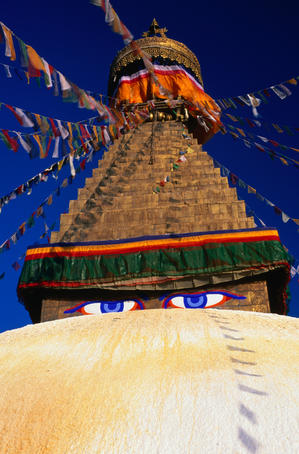 Bodhnath Buddhist Temple.