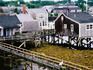 Harbour buildings.