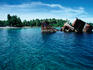 Sunken ship wreck.