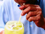 Baba man with fresh lime juice.