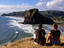 Black sand beach, Auckland