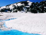 Lake Helen under snow.
