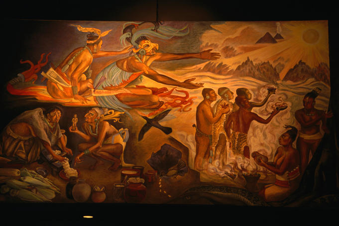 In the Museo Nacional de Antropologia is the Sala Teotihuacana, a room dedicated to the awesome city of Teotihuacan, the first great and powerful state in the Americas, Mexico City