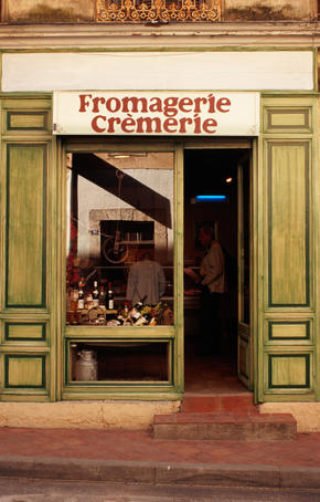 Cheese and dairy shop.